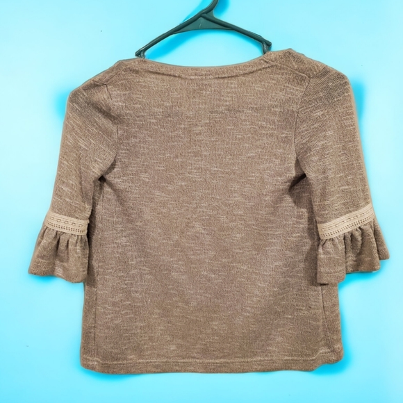 Size 5 Girls Cardigan Sweater w Lace Detail - Picture 2 of 4